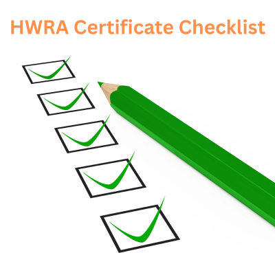 HWRA Certificate Requirements and Documents Checklist – Everything You Need to Know