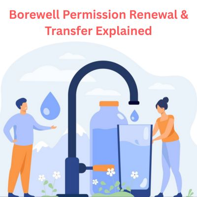 How to Renew or Transfer Borewell Permission in India: A Practical Compliance Guide